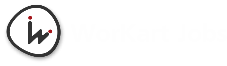 Logo of WorKart, a creative agency. The logo features a stylized brushstroke forming the letter 'W' in vibrant colors.
